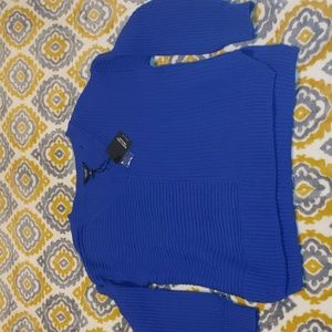 Vera Wang Thick Blue Sweater